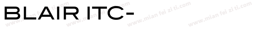 BLAIR ITC字体转换